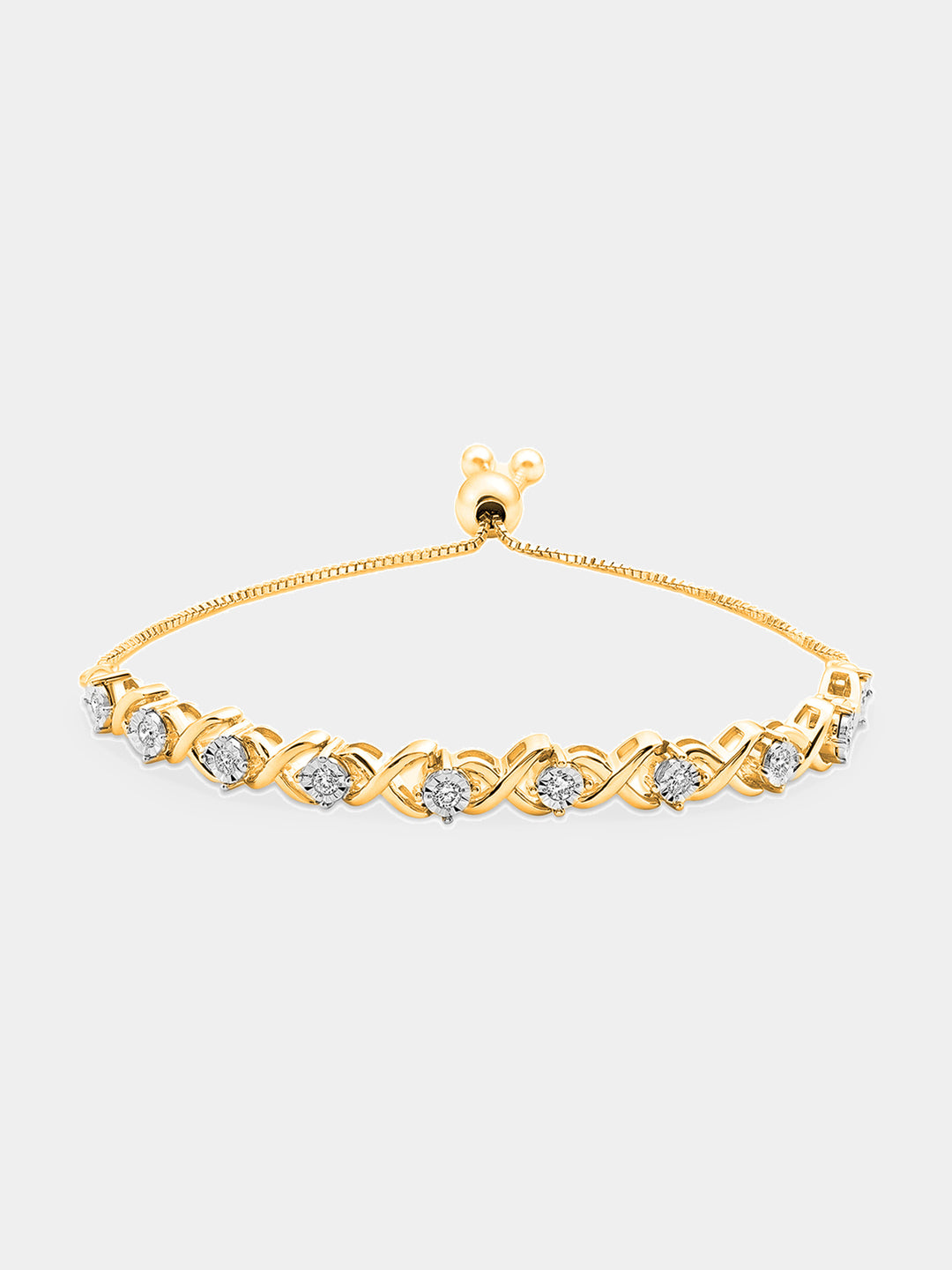 Keemti Jewels Infinity Twist Bolo Bracelet Model View