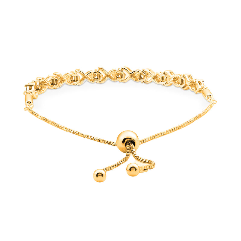 Infinity Twist Bolo Bracelet