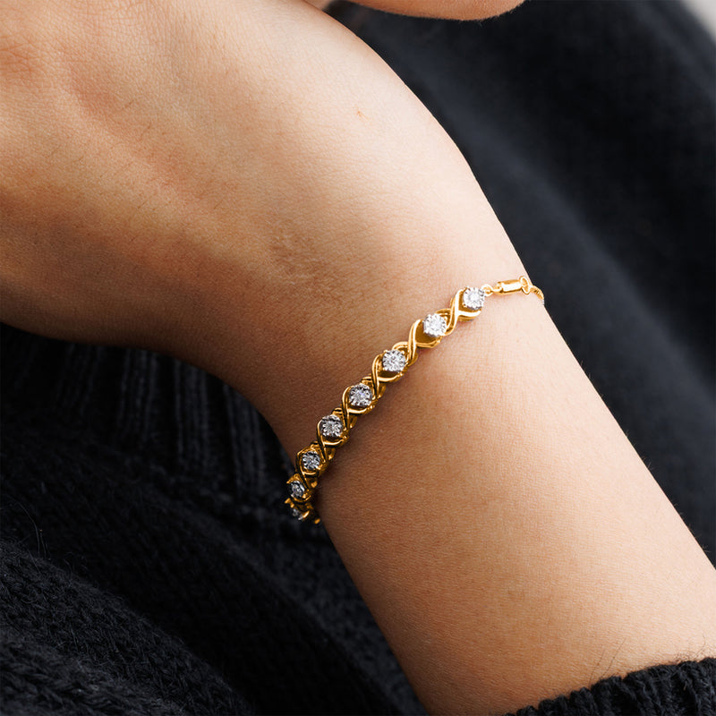 Infinity Twist Bolo Bracelet