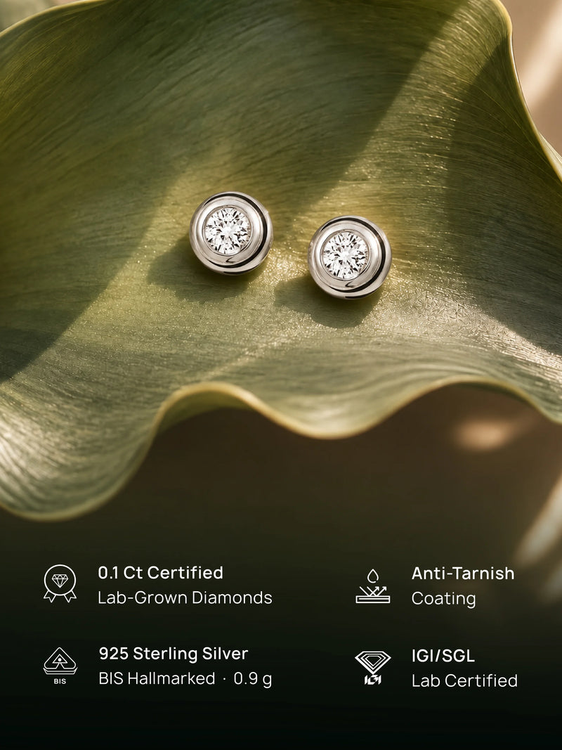 Classic Everyday Shine Stud Earrings