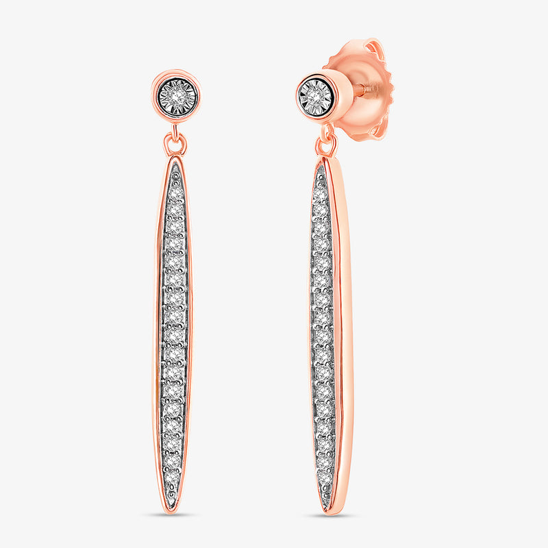 Long Bar Drop Earrings