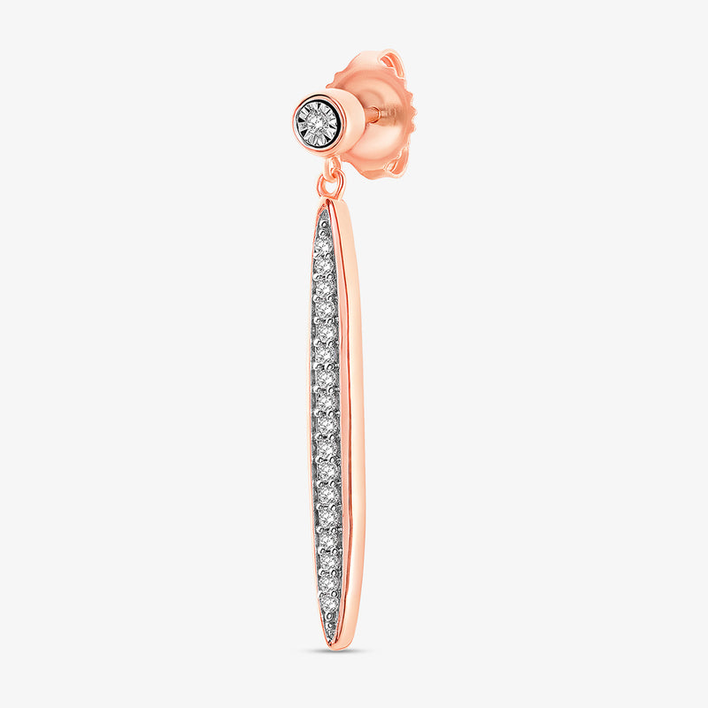 Long Bar Drop Earrings