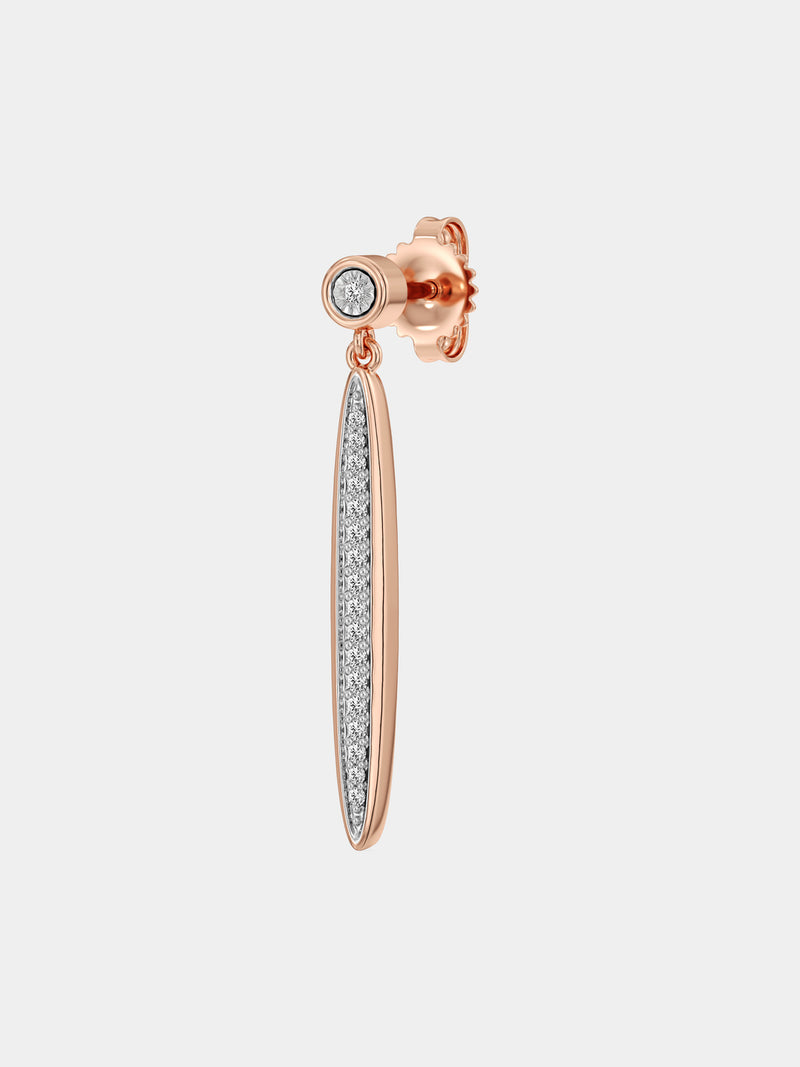 Long Bar Drop Earrings - keemti jewels