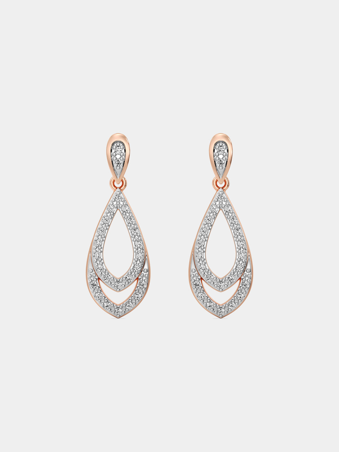 Keemti Jewels Teardrop Dangling Earrings Model View