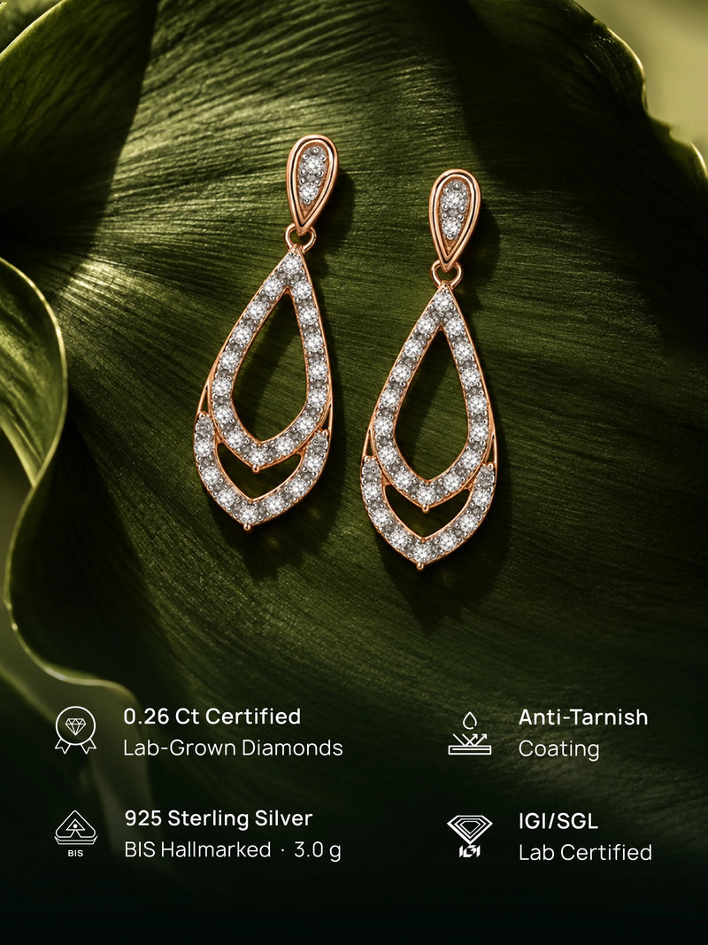 Teardrop Dangling Earrings