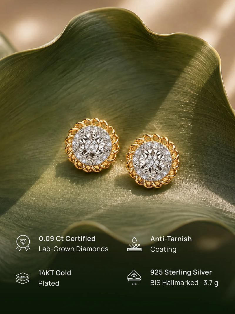 Aurora Cluster Stud Earrings