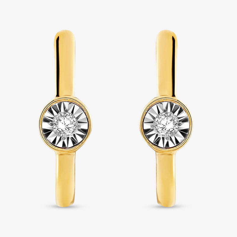 Orbit Glow Hoop Earrings