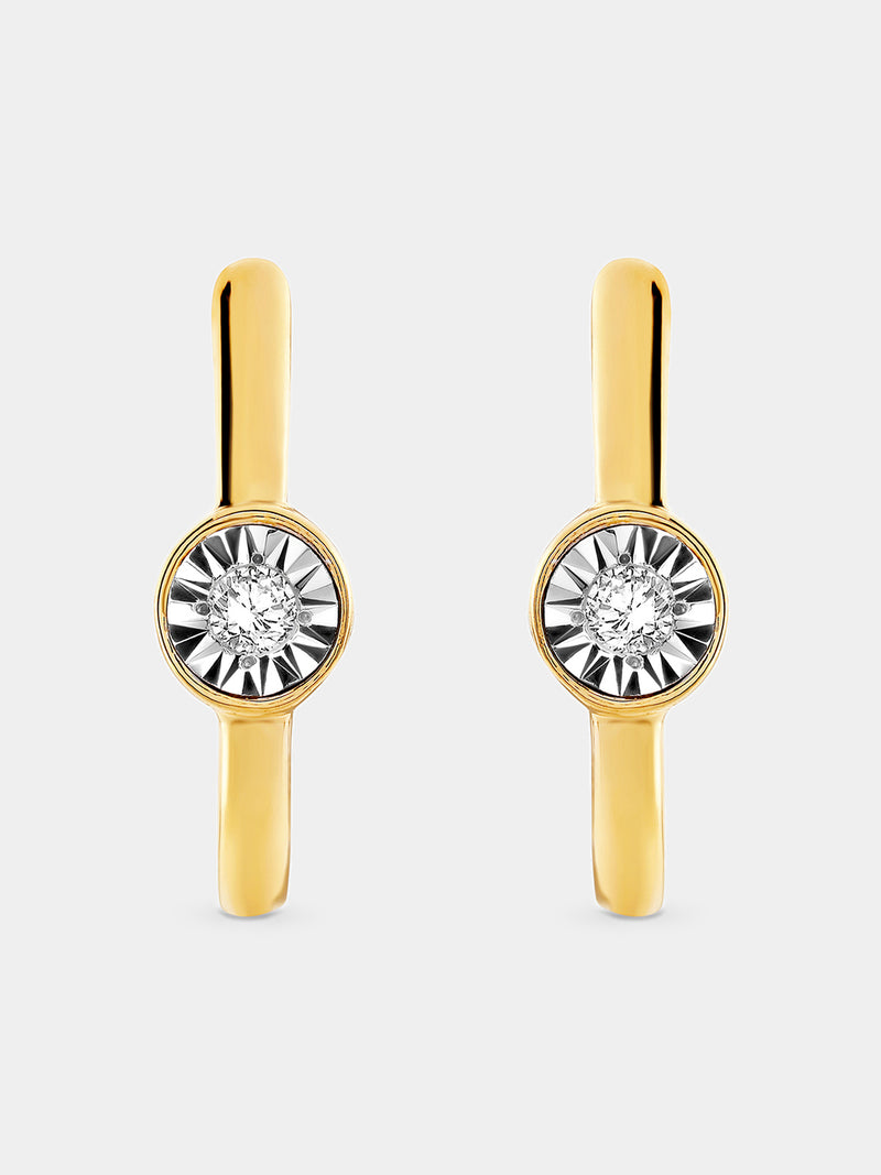 Keemti Jewels Orbit Glow Hoop Earrings Main View