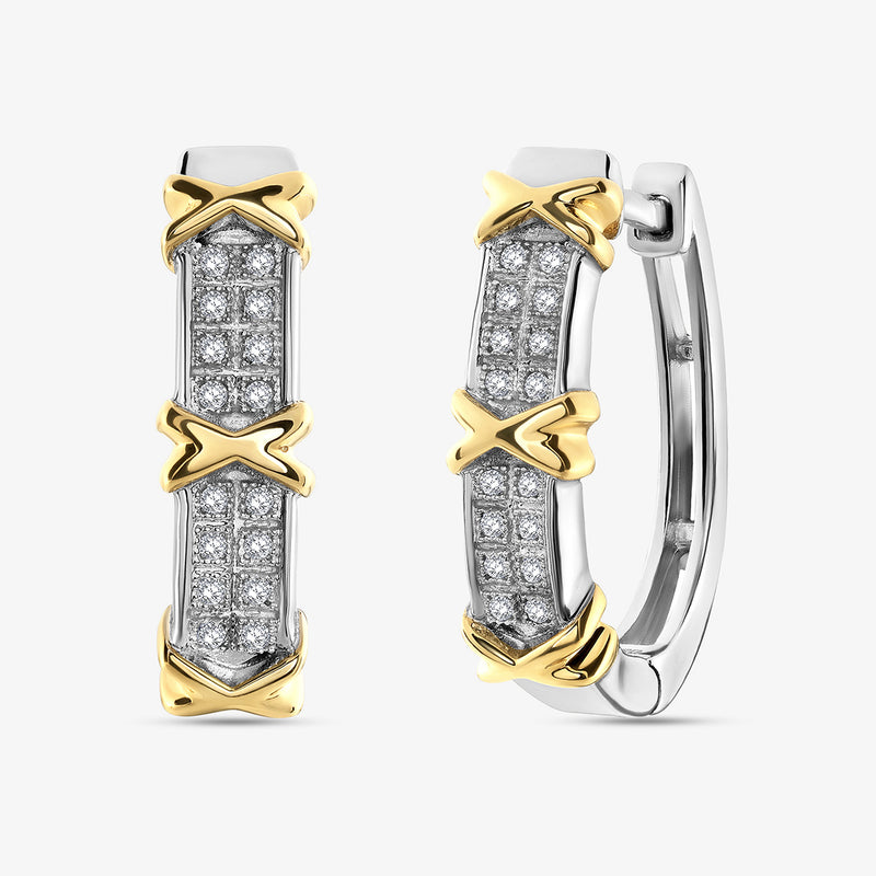 Geocuff Hoop Earrings