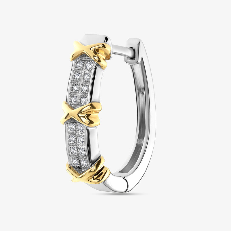 Geocuff Hoop Earrings