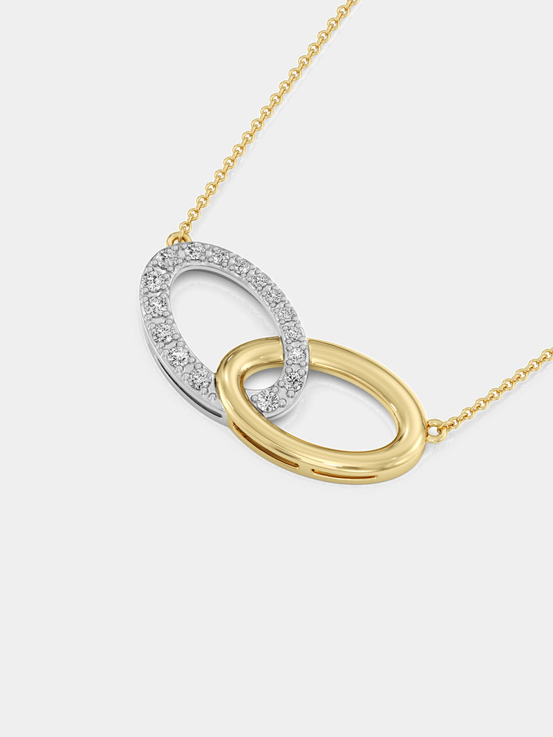 Twin-Link Celestial Connection Necklet - keemti jewels