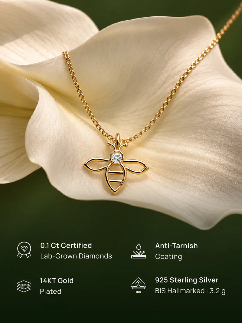 Honeybee Hive Necklet