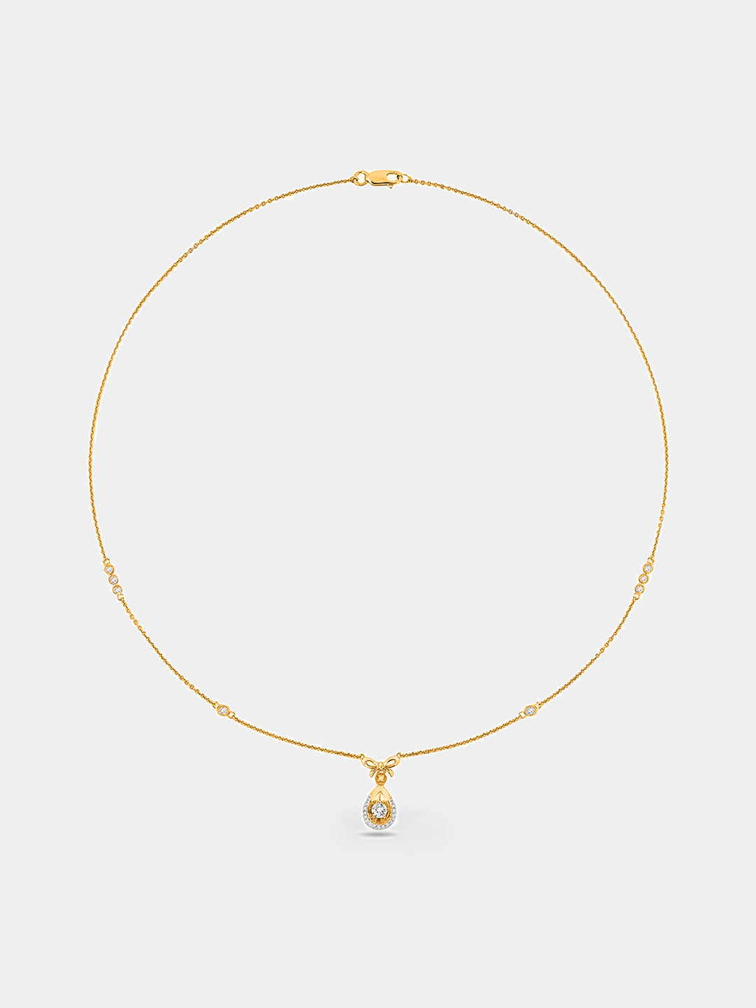Minimal Drop Beaded Necklet