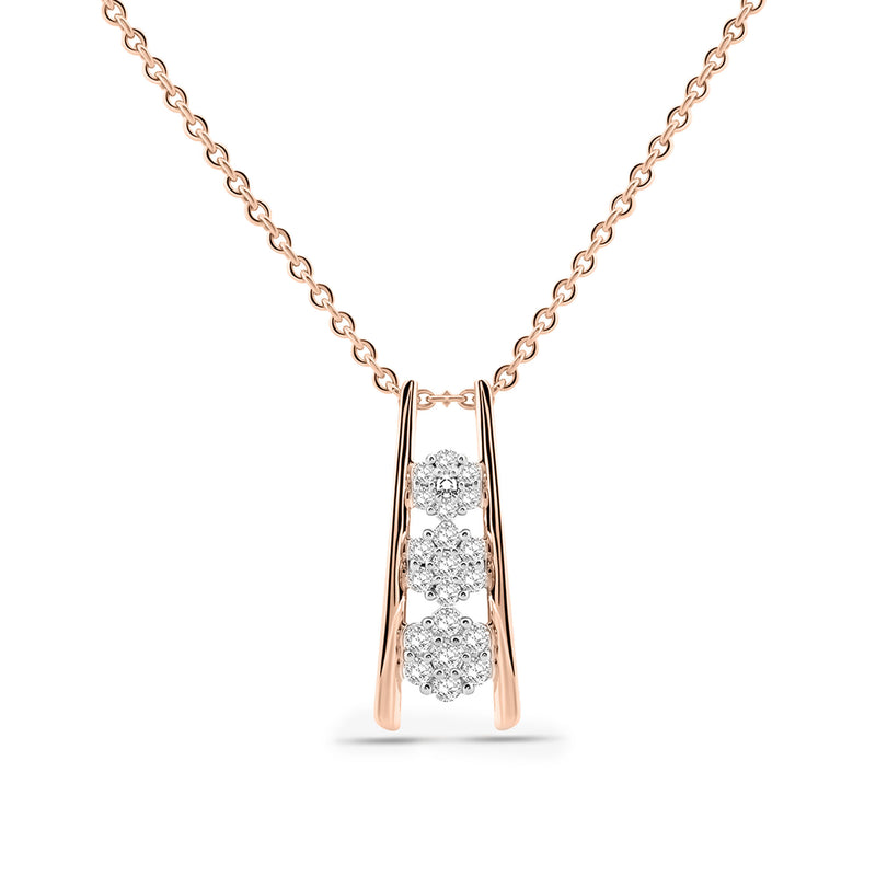 Geometric Cluster Necklet - keemti jewels