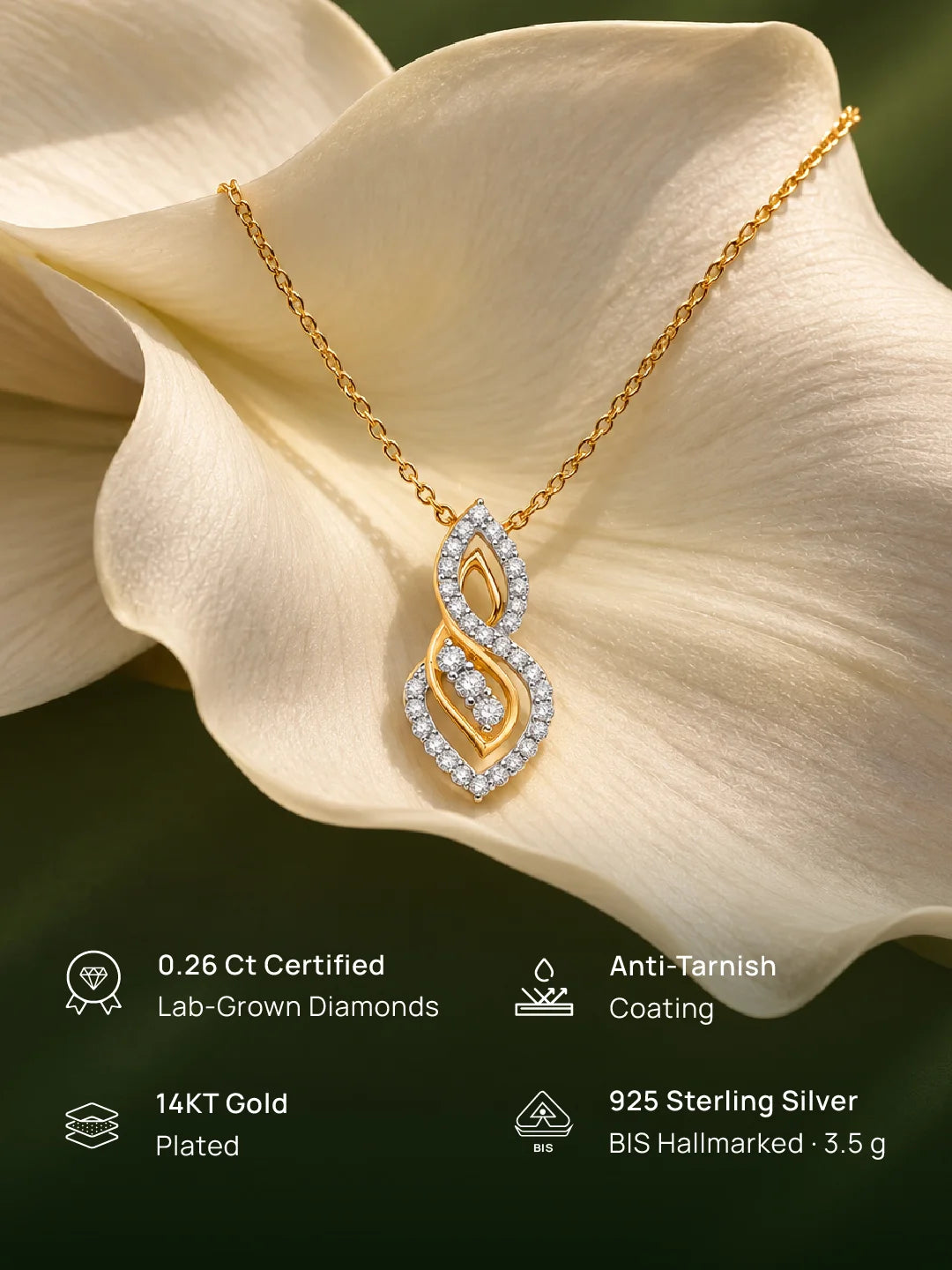 Two-Tone Dual Loop Necklet