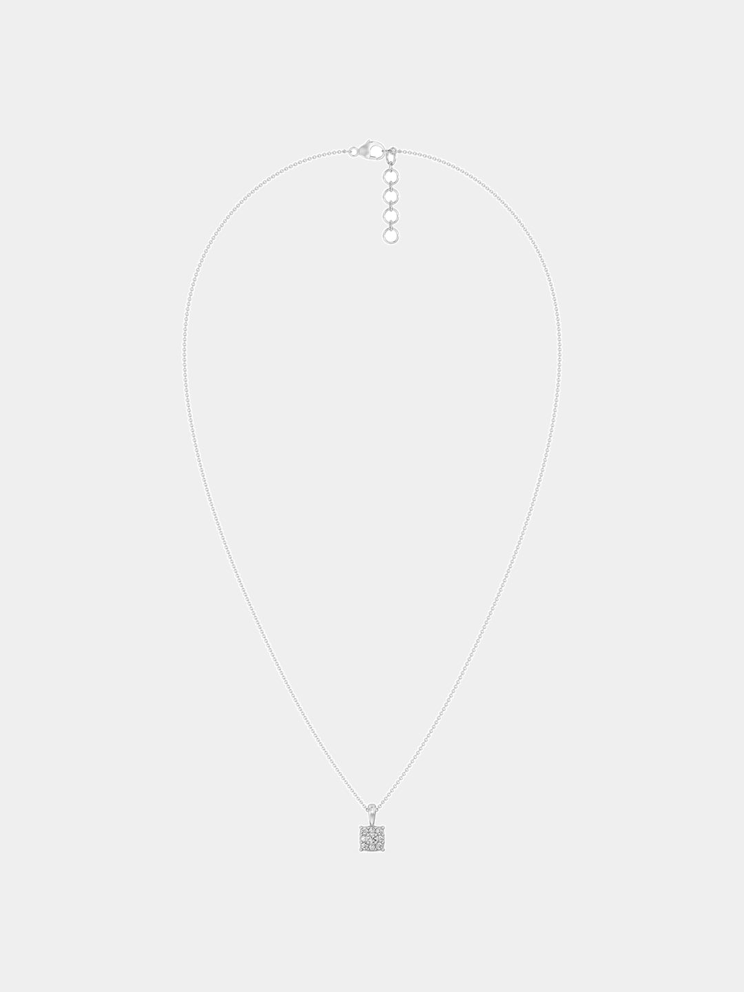 Square Cluster Necklet - keemti jewels
