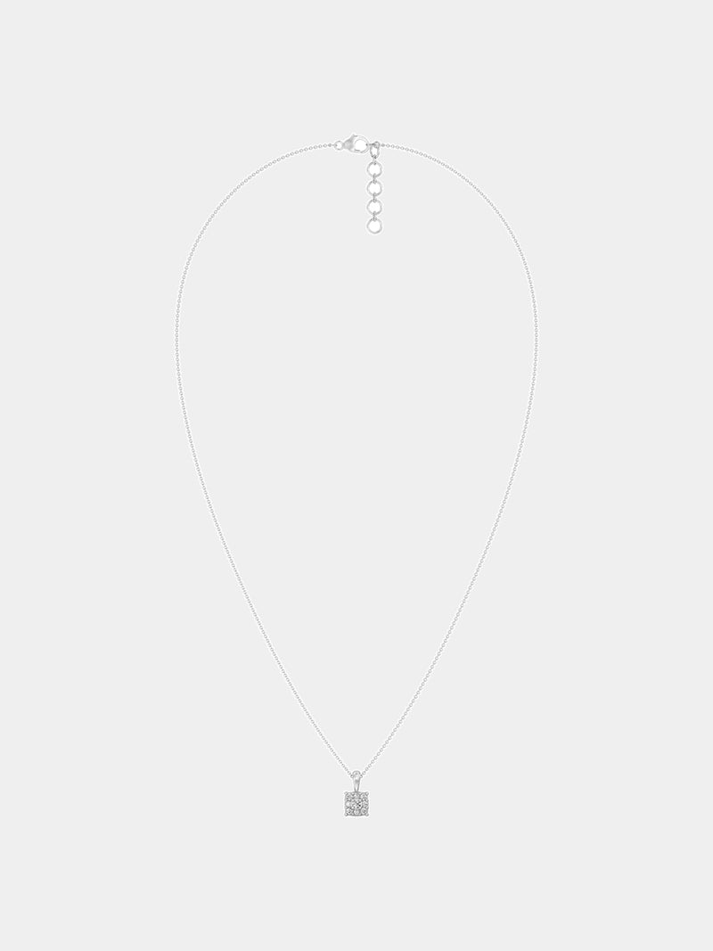 Square Cluster Necklet - keemti jewels