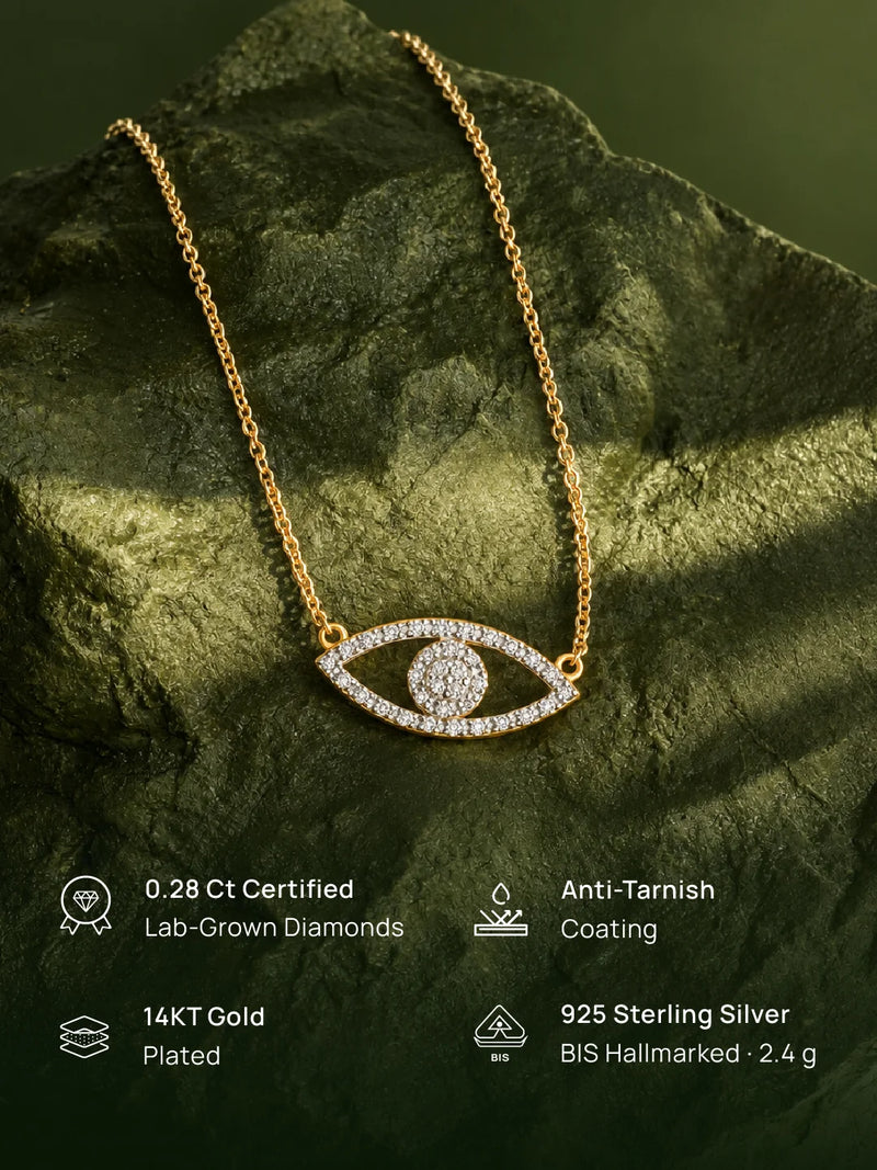 Halo Evil Eye Necklet
