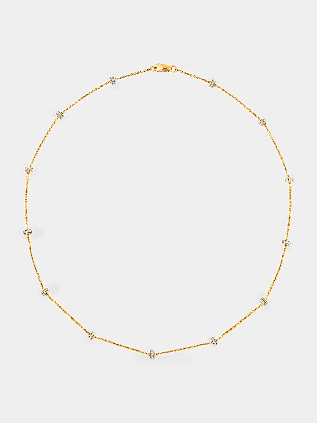 Grace Line Diamond Necklet - keemti jewels