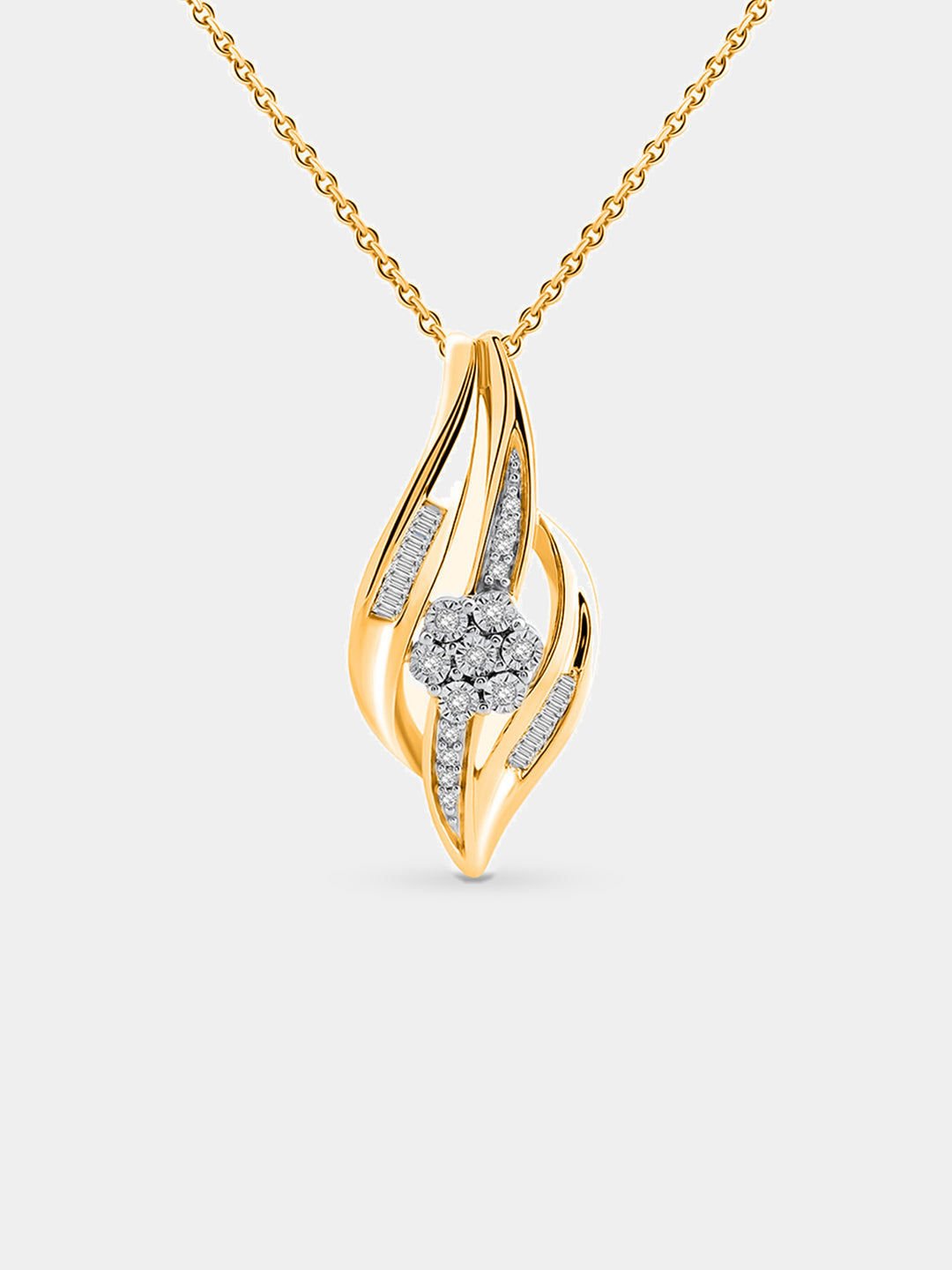 Keemti Jewels Abstract Flame Necklet Main View