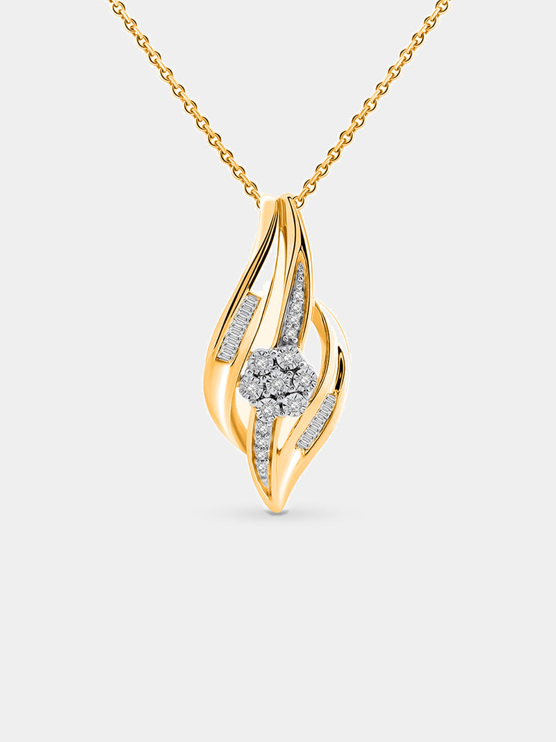 Keemti Jewels Abstract Flame Necklet Main View