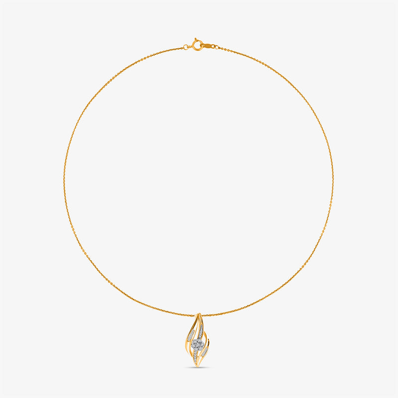 Abstract Flame Necklet