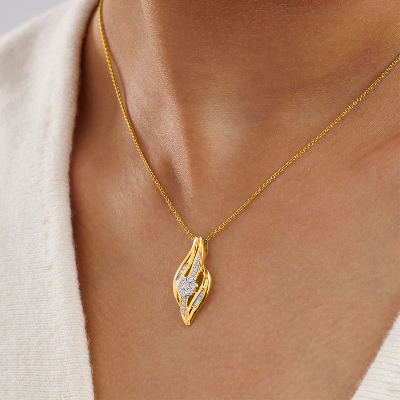 Abstract Flame Necklet