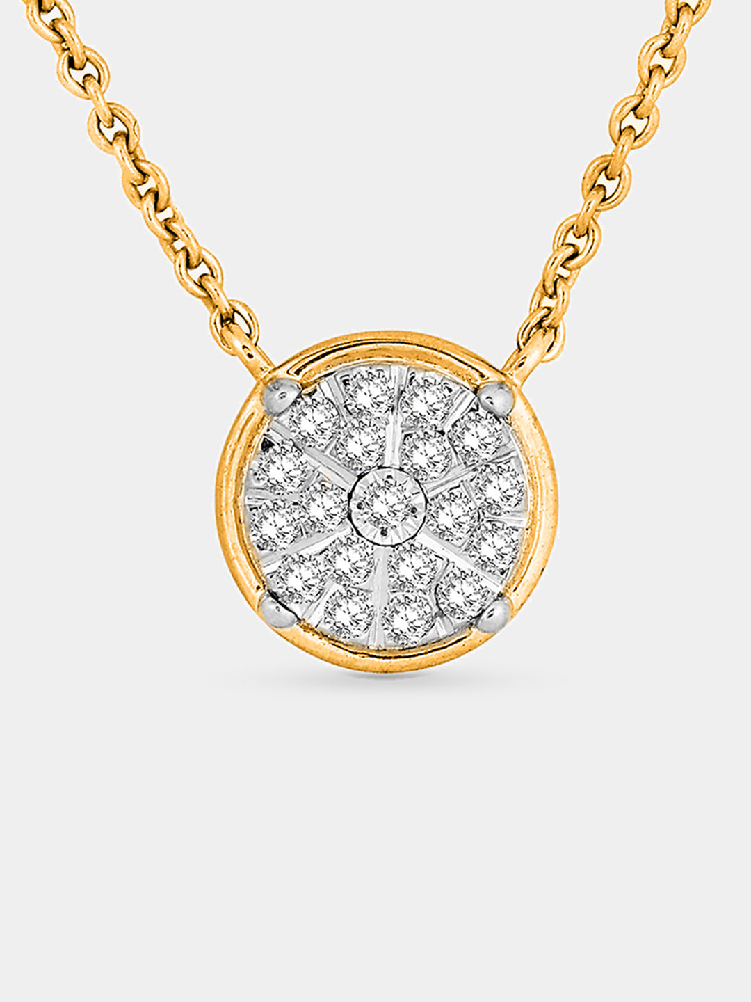 Keemti Jewels Classic Solitaire Necklet Side View