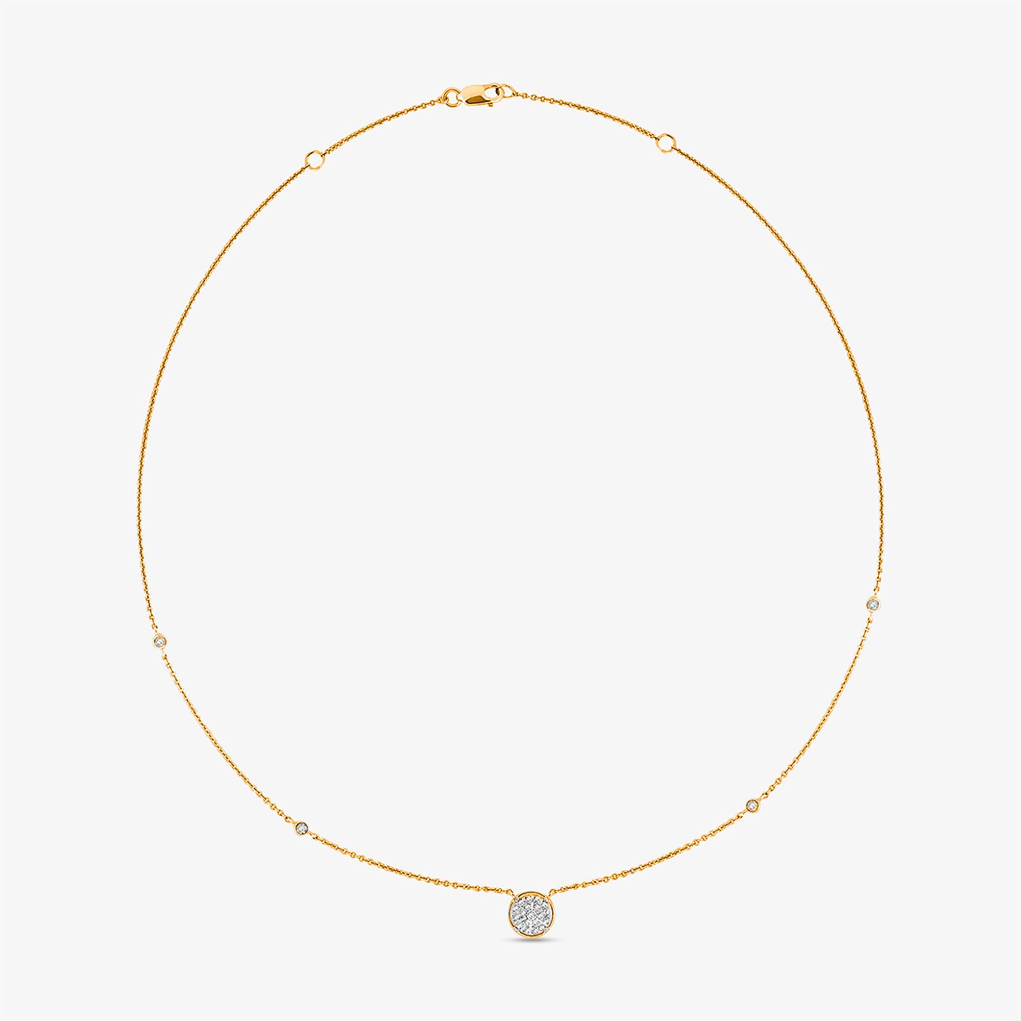 Keemti Jewels Classic Solitaire Necklet Extra View