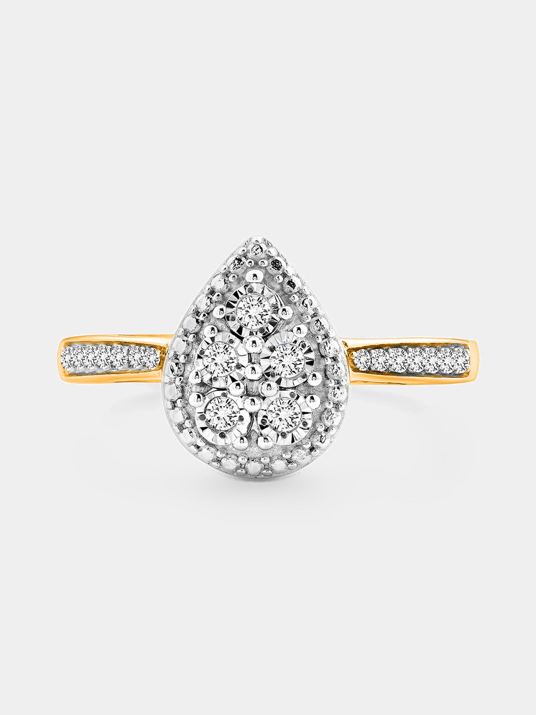 Dewdrop Pear-Shaped Ring - keemti jewels