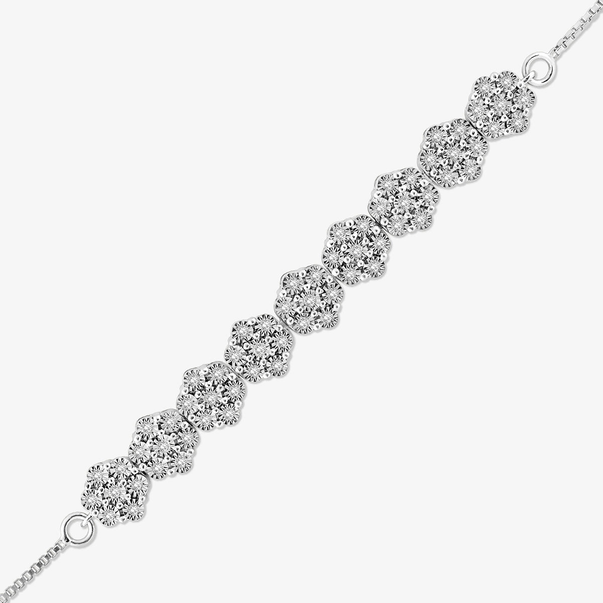 Petal Cluster Bolo Bracelet