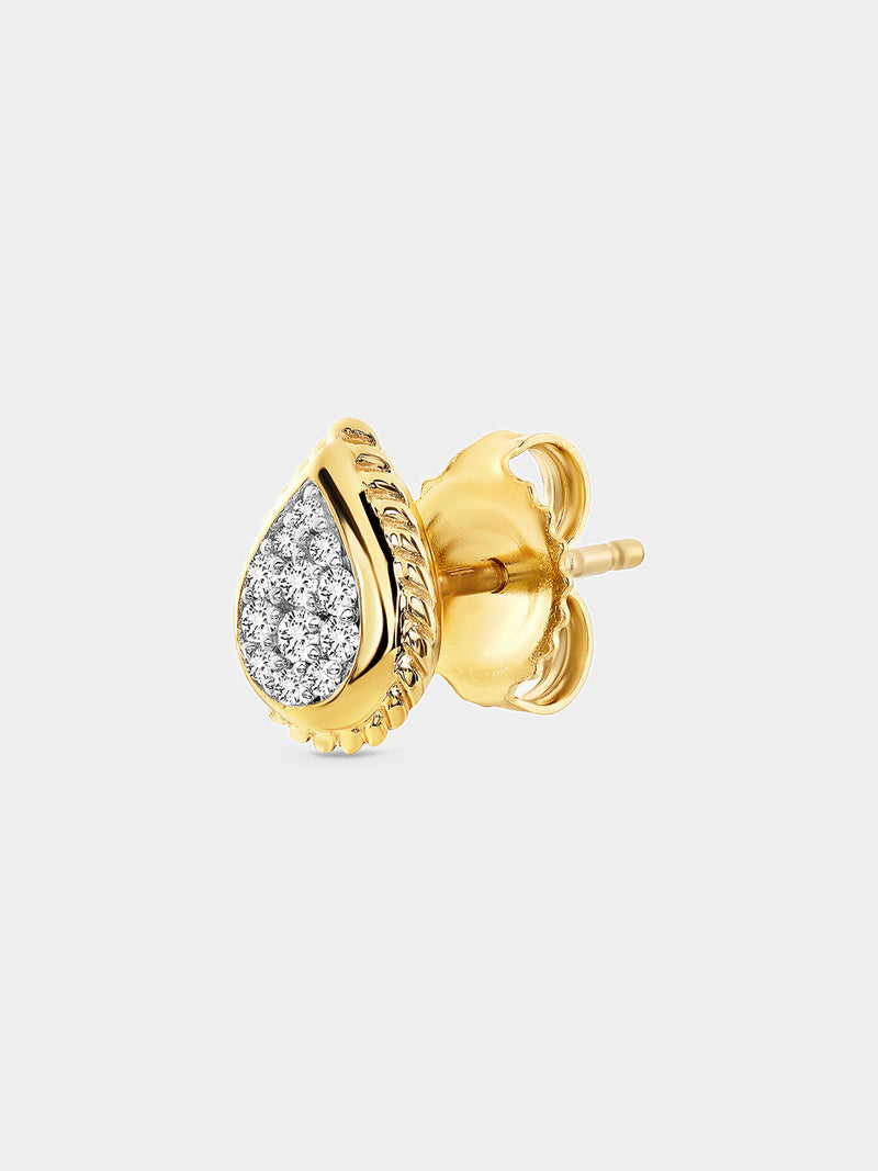 Keemti Jewels Golden Shine Aura Teardrop Earrings Extra View