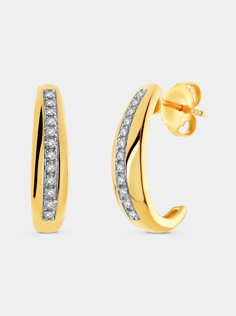 Keemti Jewels Timeless Sweep Hoop Earrings Main View