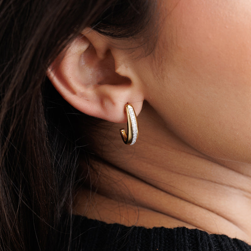 Timeless Sweep Hoop Earrings