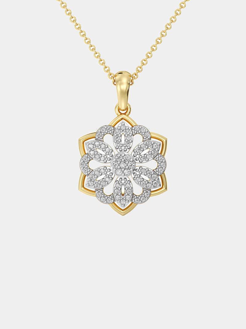 Floral Frost Necklet - keemti jewels