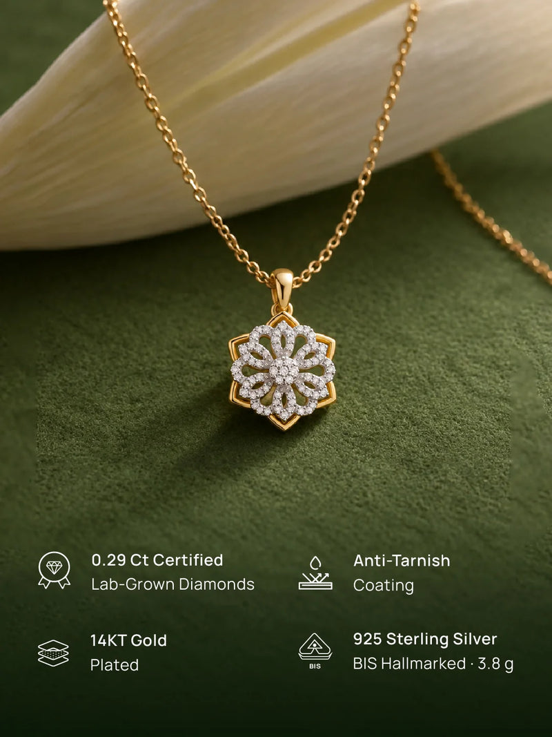 Floral Frost Necklet