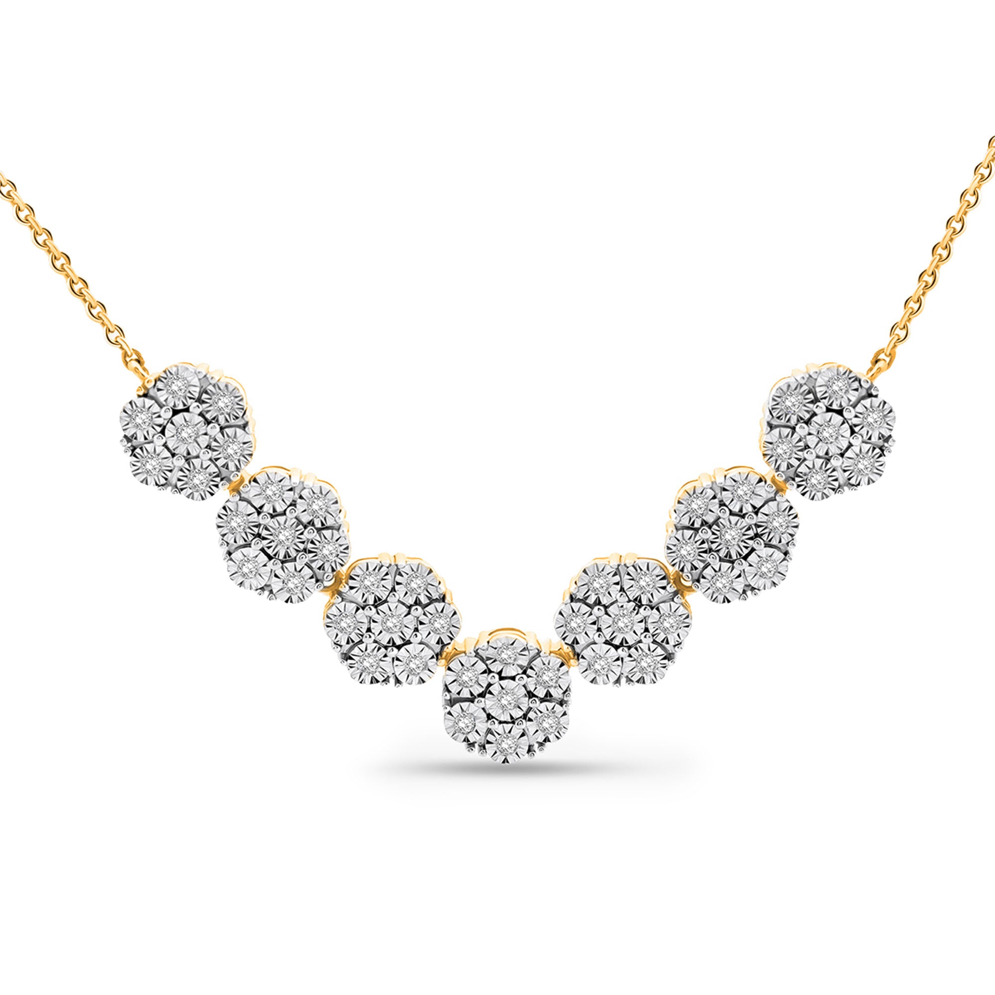 Floral Cluster Necklet