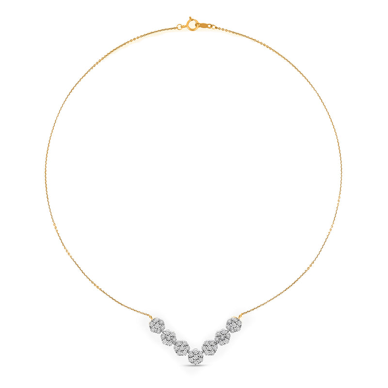 Floral Cluster Necklet