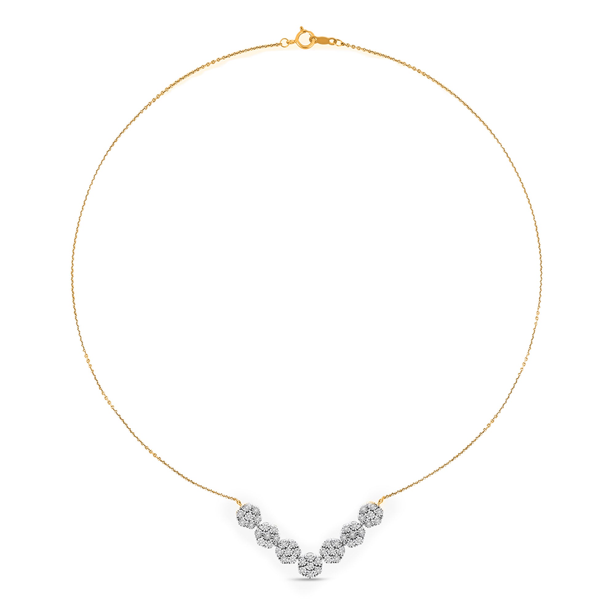 Floral Cluster Necklet