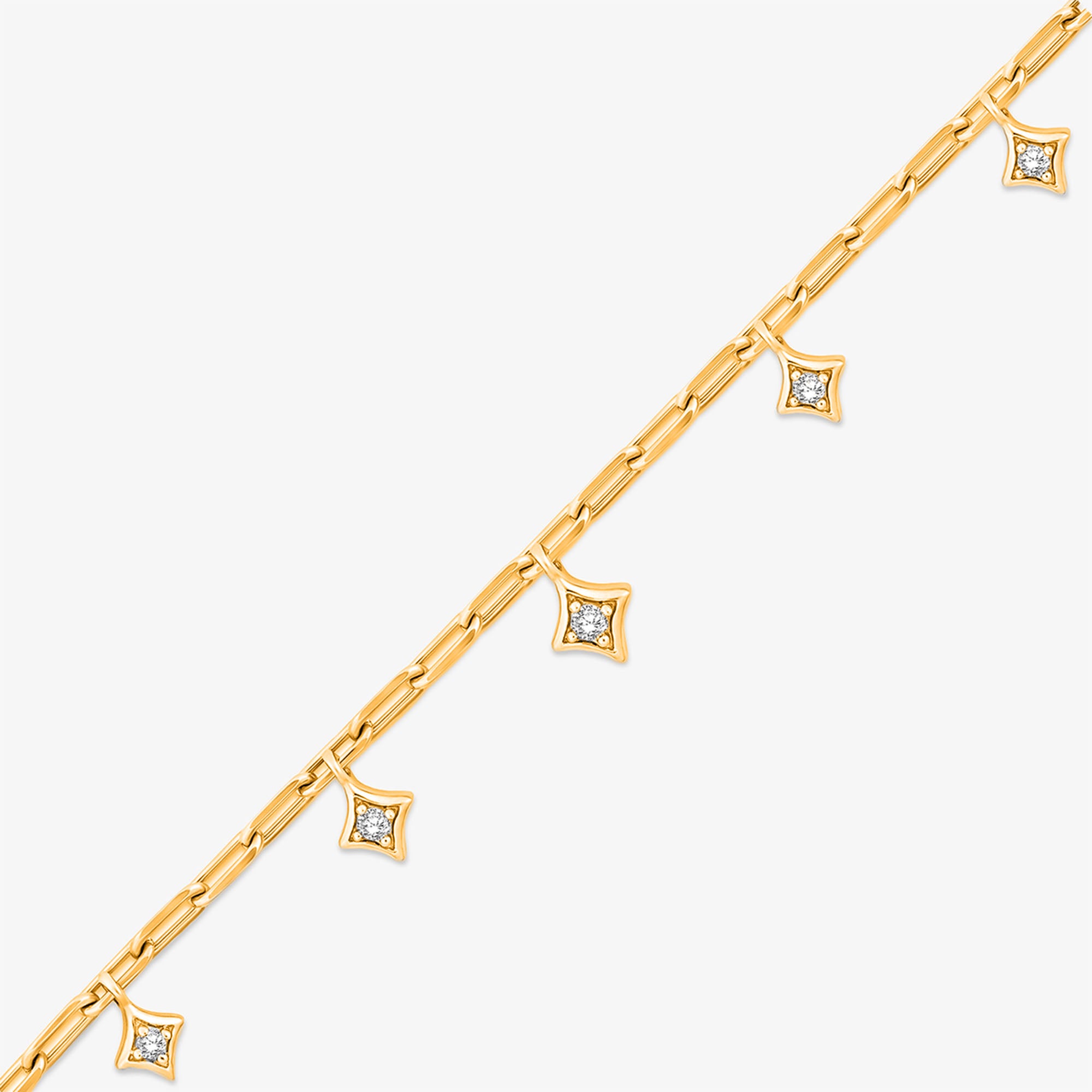Twinkle Grid Charm Necklet