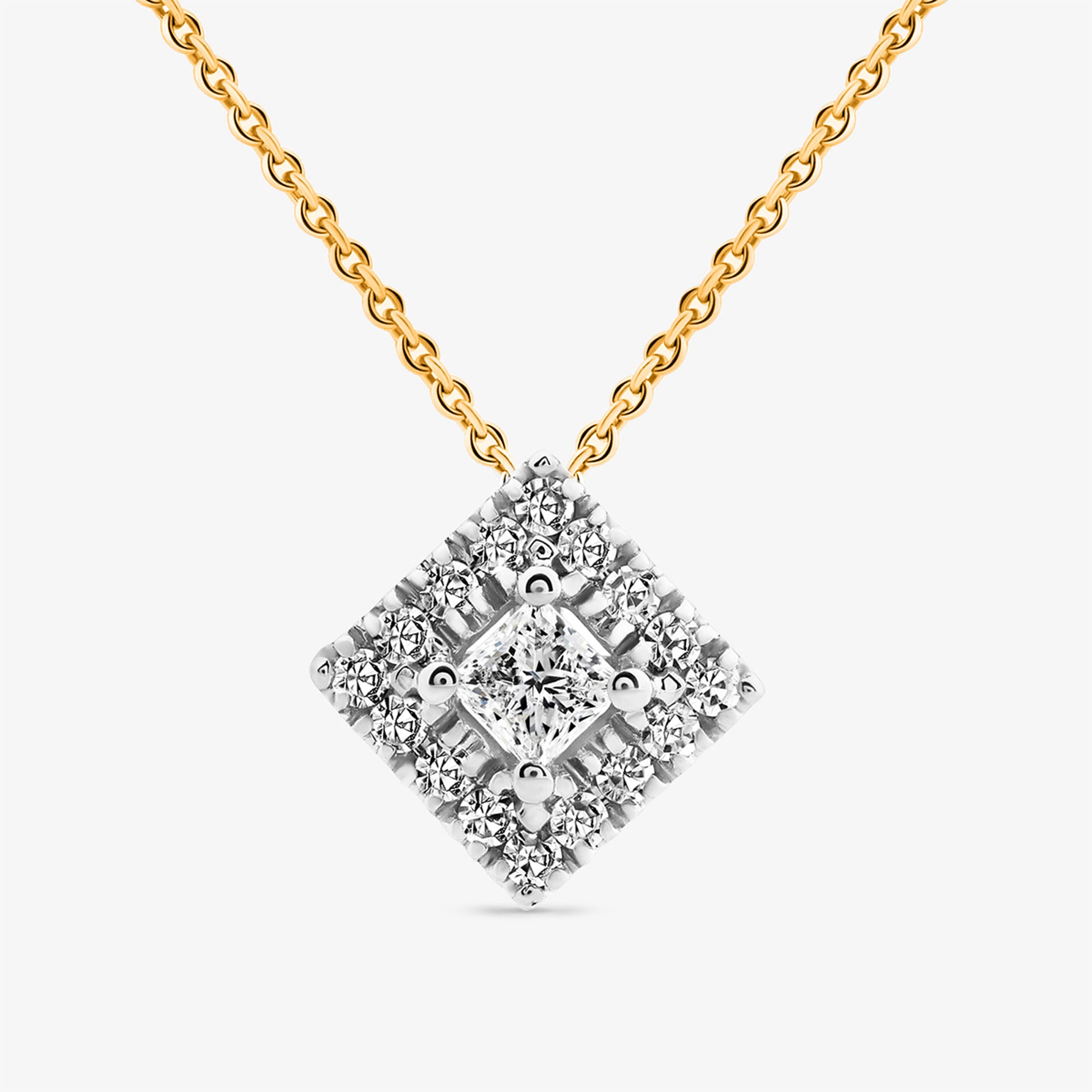 Classic Square Prism Necklet