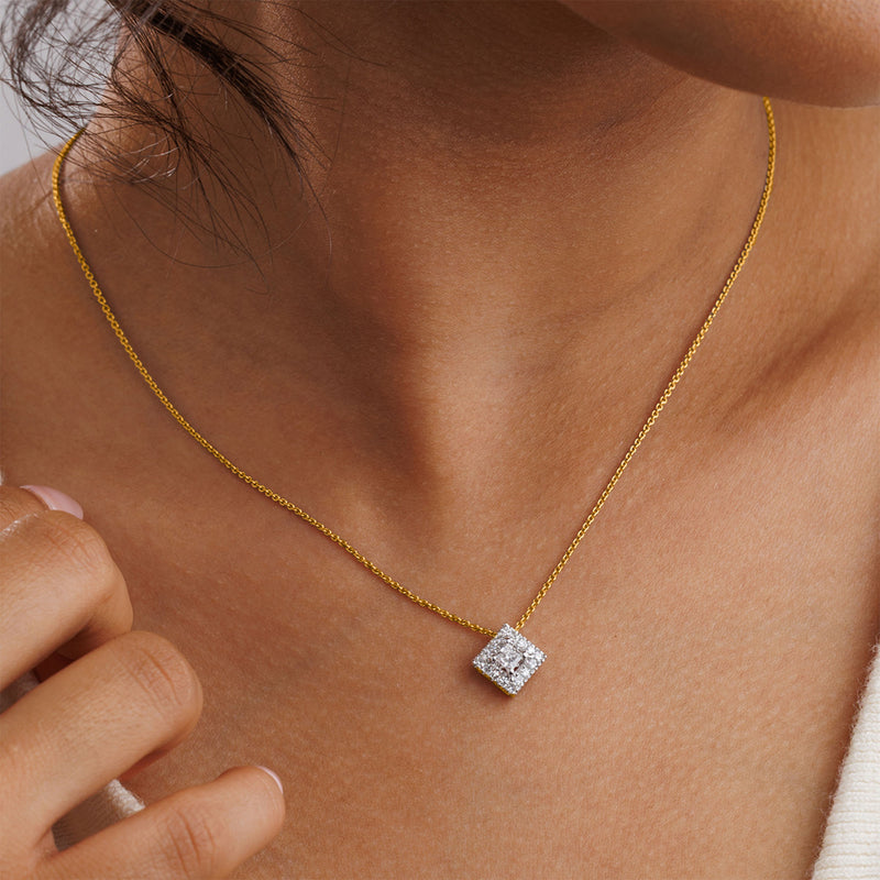 Classic Square Prism Necklet