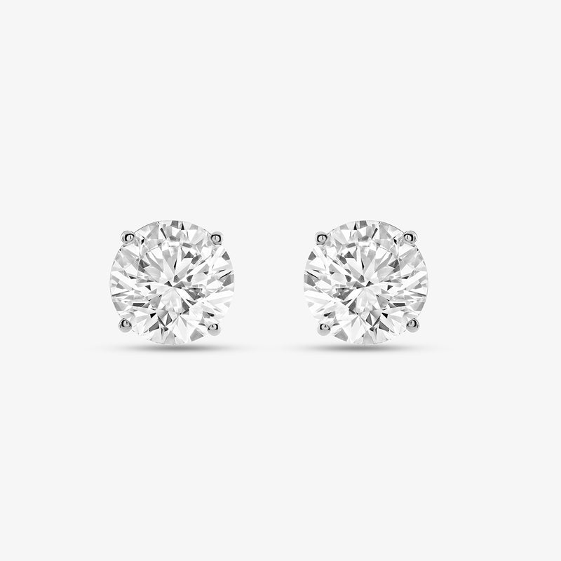 Timeless Solitaire Stud Earrings