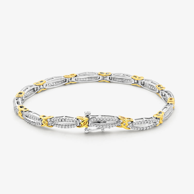 Everyday Shine Link Diamond Bracelet