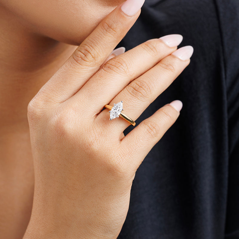 Classic Marquise Solitaire Ring