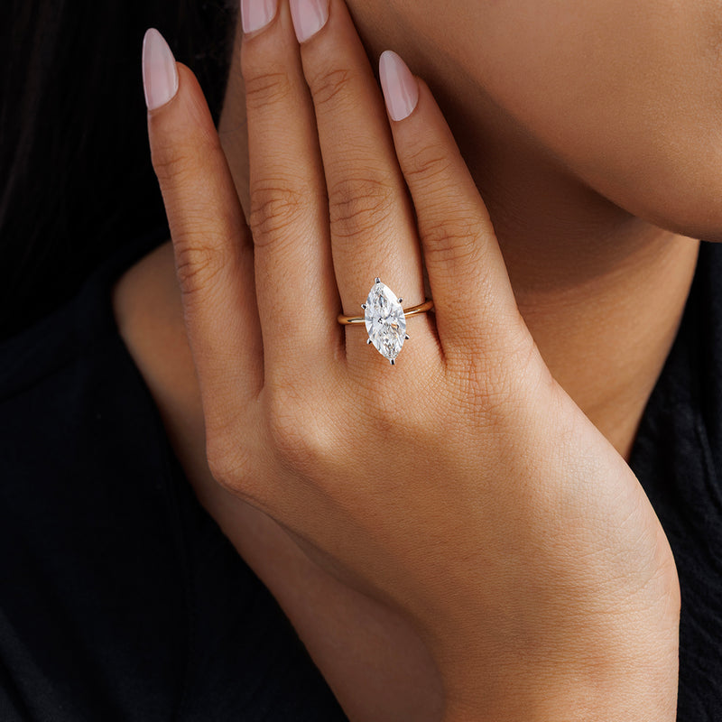 Timeless Marquise Solitaire Ring