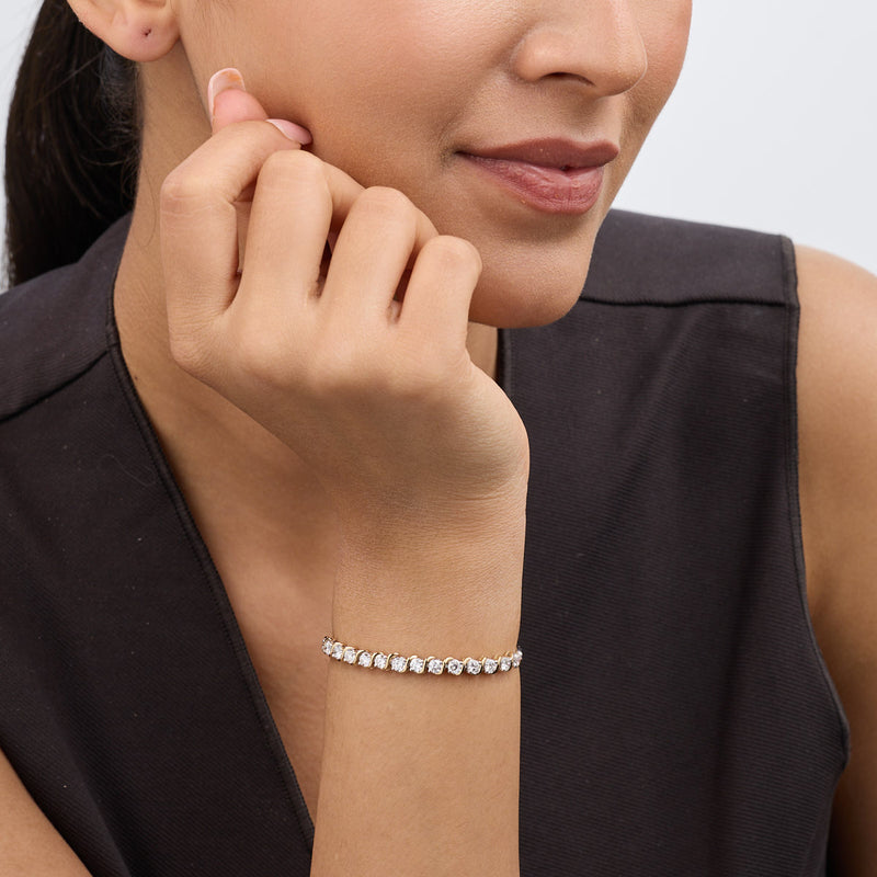 Classic Twist Adjustable Diamond Bracelet