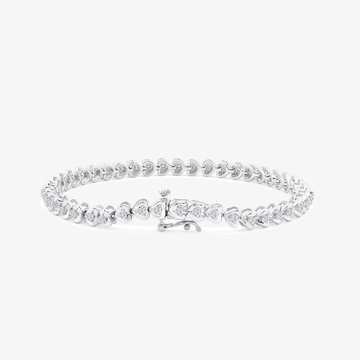 ETERNAL<span> Hearts Diamond Tennis </span>BRACELET