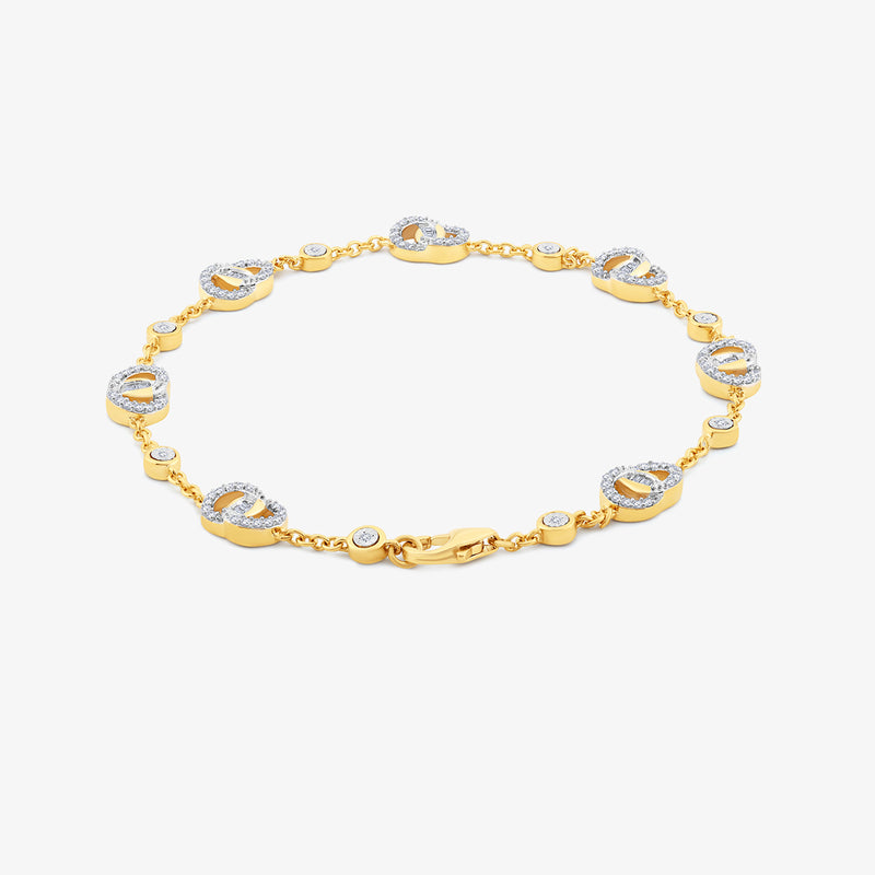 Circle Of Us Diamond Tennis Bracelet