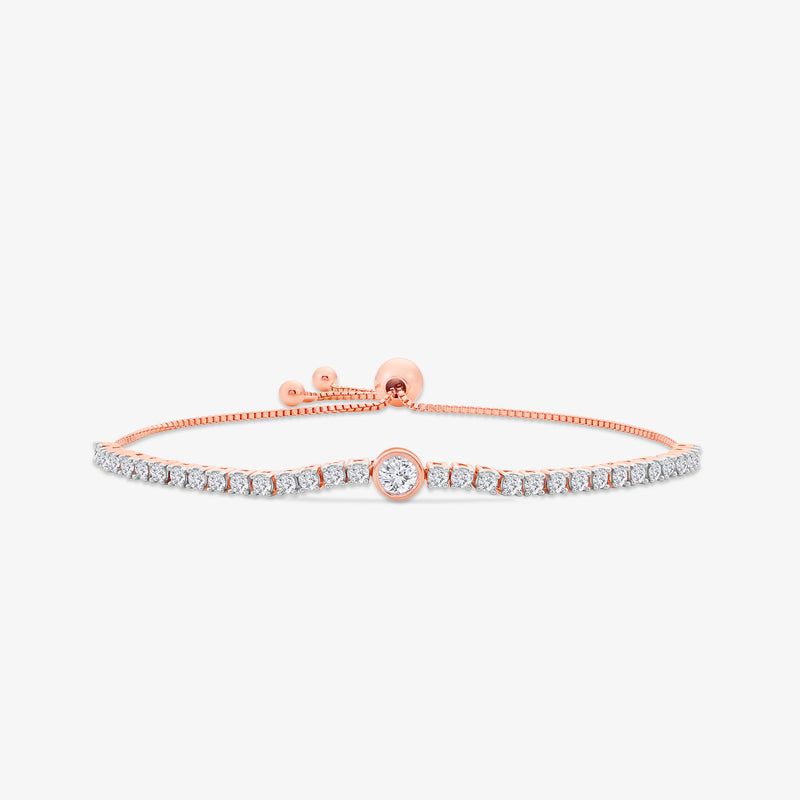 Adjustable Timeless Solitaire Bracelet